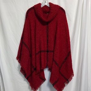 Turtleneck poncho • OS